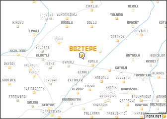 map of Boztepe