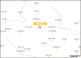 map of Boztepe