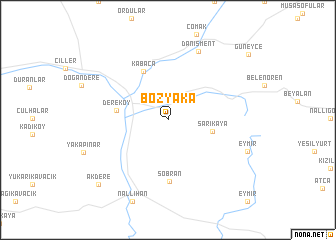 map of Bozyaka