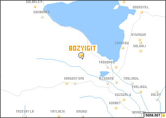 map of Bozyiğit