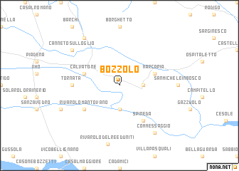 map of Bozzolo