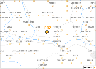 map of Boz