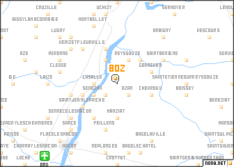 map of Boz