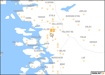 map of Bö