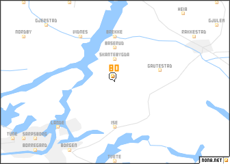 map of Bø