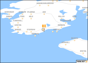 map of Bø