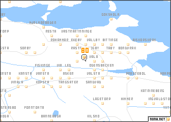 map of Bo