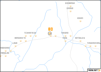 map of Bo