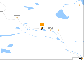 map of Bø