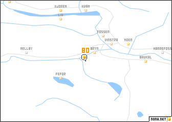 map of Bø