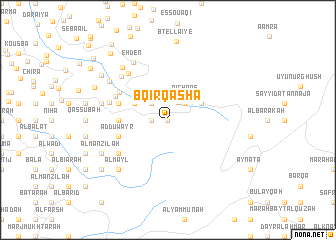 map of Bqirqāshā