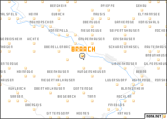 map of Braach