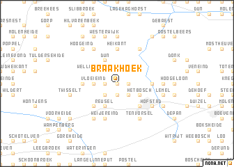 map of Braakhoek