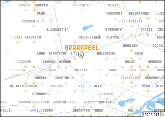 map of Braakpeel