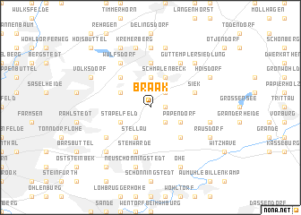 map of Braak