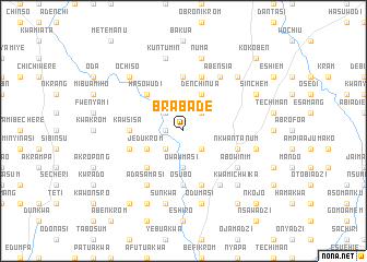 map of Brabade