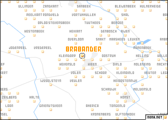 map of Brabander