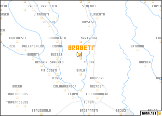 map of Brabeţi