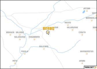map of Brabo