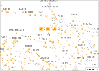 map of Brabunjka