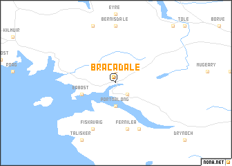 map of Bracadale