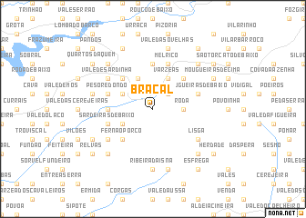 map of Braçal