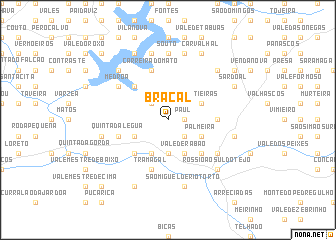 map of Braçal