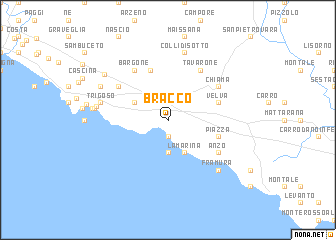 map of Bracco
