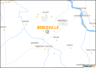 map of Braceville