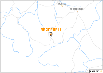 map of Bracewell