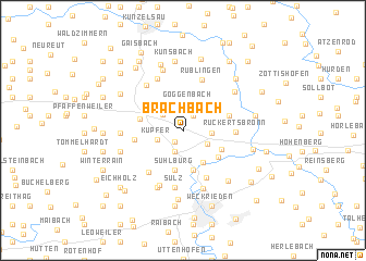 map of Brachbach