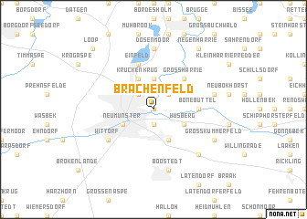 map of Brachenfeld