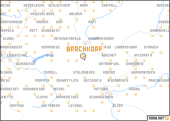map of Brach Kopf