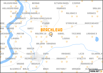 map of Brachlewo