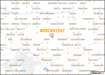 map of Brachstedt