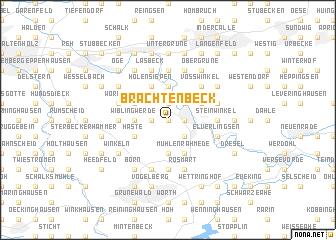 map of Brachtenbeck