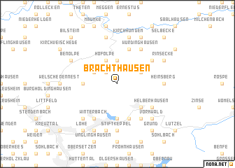 map of Brachthausen