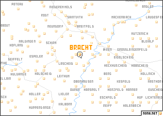 map of Bracht