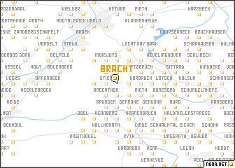 map of Bracht