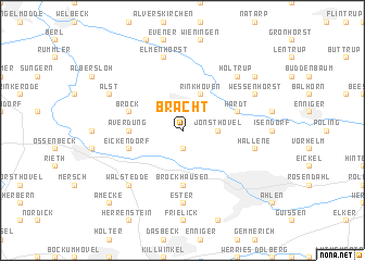 map of Bracht