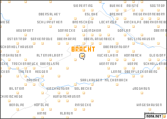 map of Bracht