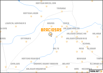 map of Braciosas