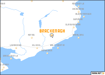 map of Brackenagh