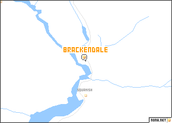 map of Brackendale