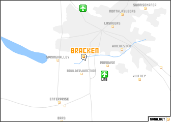 map of Bracken