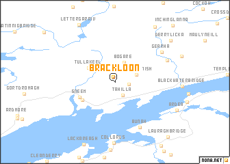 map of Brackloon