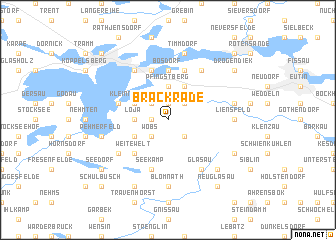 map of Brackrade