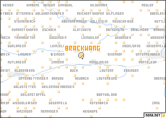 map of Brackwang