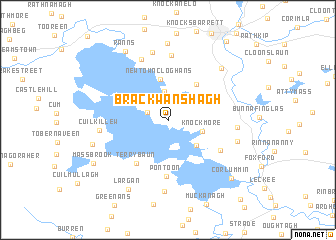 map of Brackwanshagh