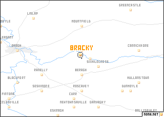 map of Bracky